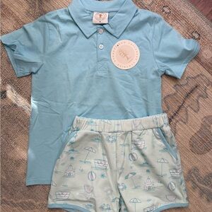 Cypress Row Polo Shirt and Shorts Set NWT
